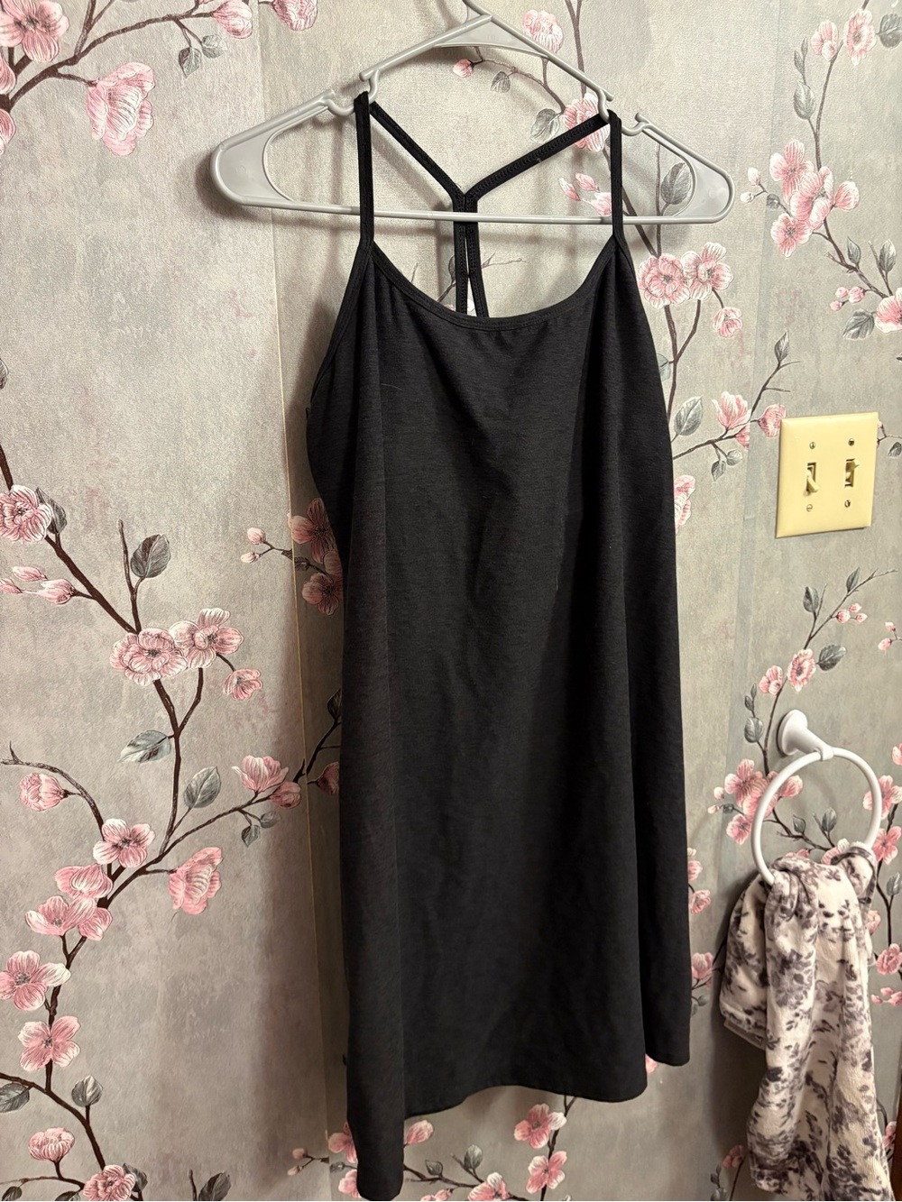 Athletic Works Black Racerback Tank